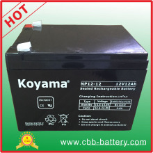 Batería de ácido de plomo sellada Koyama 12V12ah Np12-12